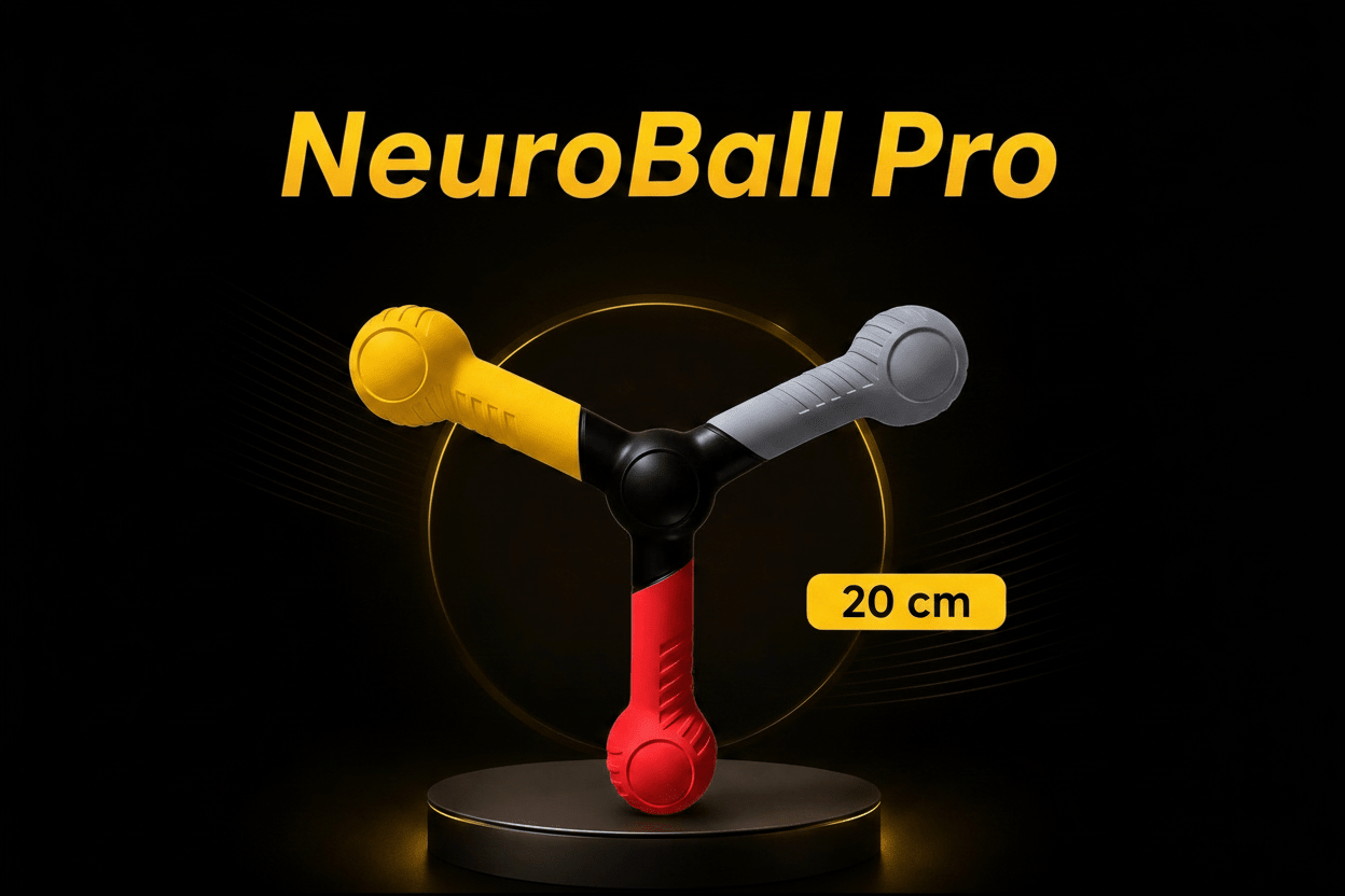 Stick de réaction NeuroBall Pro – outil d'entraînement réflexes et coordination pour athlètes. Reflexes Ball.
